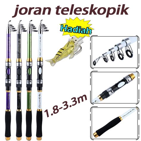 Jual Sougayilang Joran Pancing 1 8M 3 3M Pengumpan Joran Pancing Serat