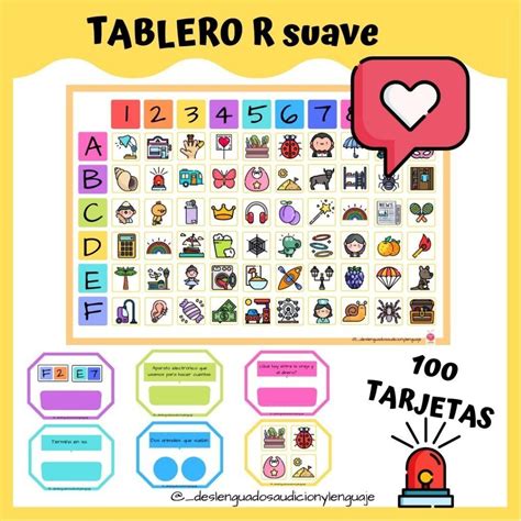 Tablero De La R Suave Con Nuevas Palabras Para Ampliar Vocabulario