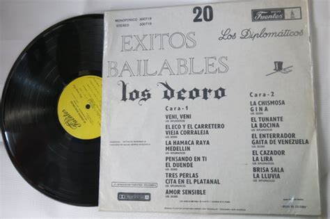 Vinyl Vinilo Lp Acetato Exitos Bailables Los Deoro Mercadolibre