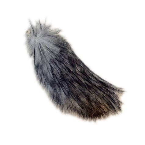 Micro Wolf Tail Keychain - Wild Wolf Fur – Pawstar