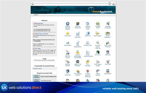 UK Web Hosting With The CPanel Control Panel