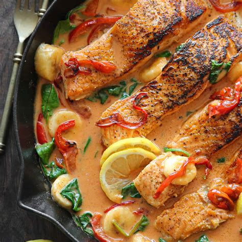 Thai Inspired Coconut Curry Salmon Minutes One Pan Julia S Album