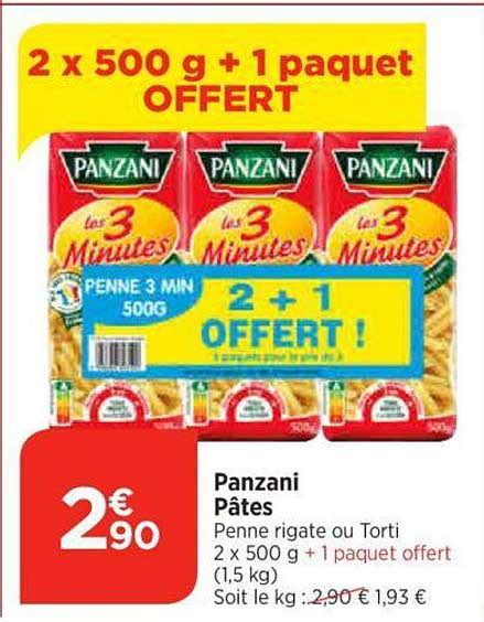 Promo Panzani Pâtes chez Atac iCatalogue fr