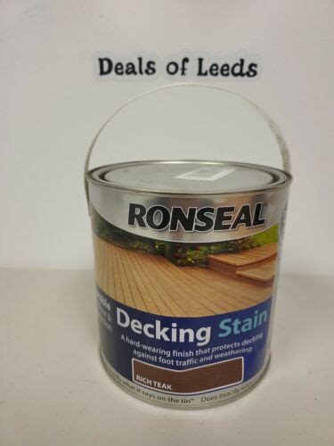 Ronseal Ultimate Protection Decking Stain Long Lasting Protection