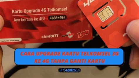 Cara Upgrade Kartu Telkomsel 3G Ke 4G Tanpa Ganti Kartu Langsung Di