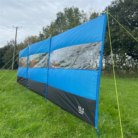 compact steel windbreak olpro decathlon