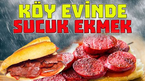 YOĞUN SİS YAĞMUR ALTINDA KÖY EVİNDE SUCUK EKMEK SUCUK EKMEK TARİFİ