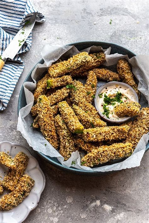 Air Fryer Avocado Fries Easy Appetizer Recipe Keto Whole