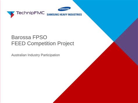 barossa fpso feed competition project dokumentips