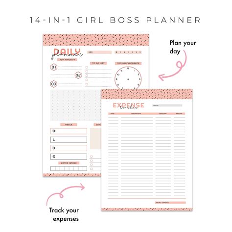 The Ultimate Girl Boss Plannerprintable A4 And A5 Etsy