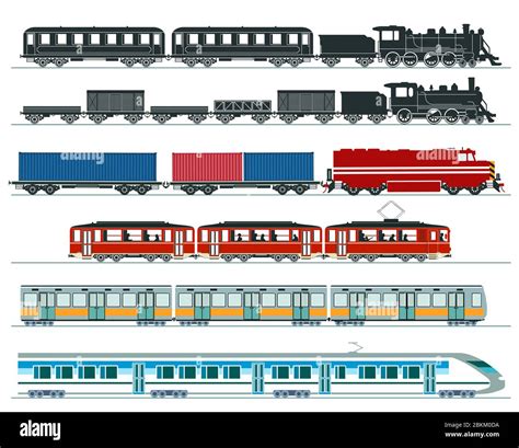 Steam Train Drawing Side View