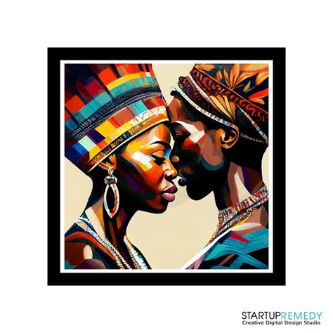 Black Couple Wall Art African Wall Art AI Black Art Black - Etsy