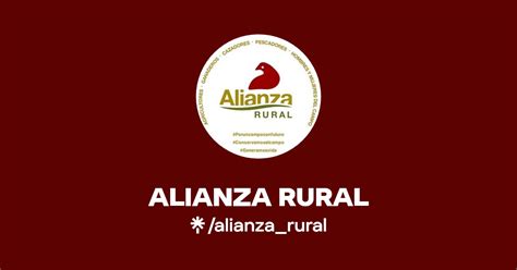 Alianza Rural Twitter Instagram Facebook Linktree