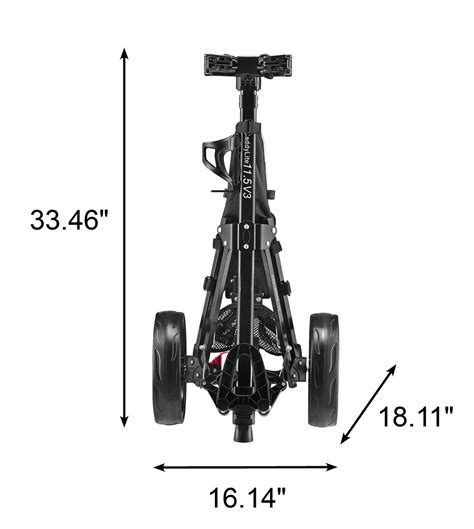 Caddytek Golf Caddylite 115 V3 Deluxe Push Cart