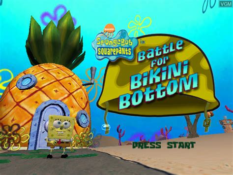 SpongeBob SquarePants Battle For Bikini Bottom For Nintendo GameCube The Video Games Museum