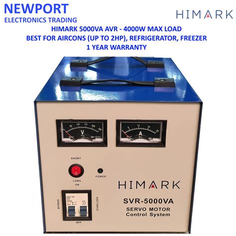 Himark Svr Va Servo Motor Type W Maximum Load Automatic Voltage