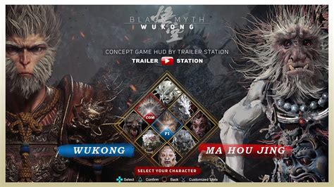 Black Myth Wukong Concept Game Hud Youtube