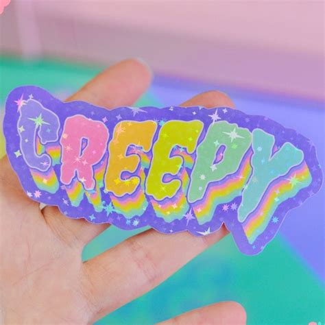 Creepy Stickers - Etsy