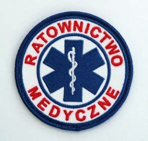 Emblemat Haftowany Ratownictwo Medyczne Naszywki I Emblematy