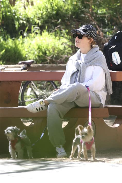 ASHLEY TISDALE Out with Her Family at a Park in Los Angeles 04/02/2024 ...