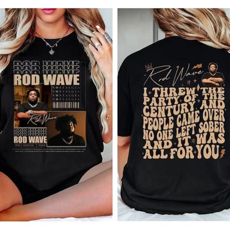 Rod Wave Nostalgia Album Shirt Rod Wave Shirt Nostalgia 90s Rap Music