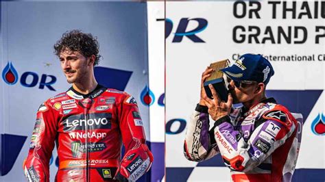 Perebutan Juara Dunia MotoGP 2023 Pecco Bagnaia Vs Jorge Martin