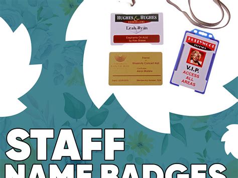 Staff Name Badges designs, themes, templates and downloadable graphic ...