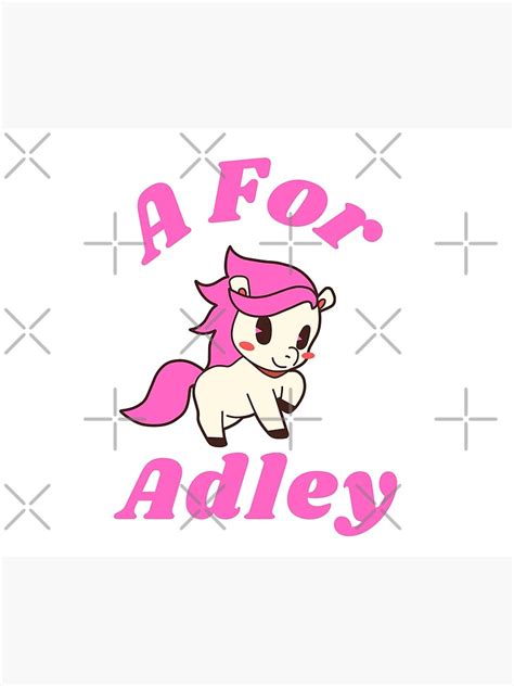 "Youtube A For Adley, High quality and funny designs that your kids will love for sure" Art ...