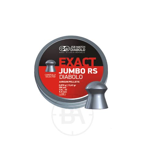 JSB Exact Jumbo RS Pellet 22 13 43 Gr 500 BRISTOL AIRGUNS