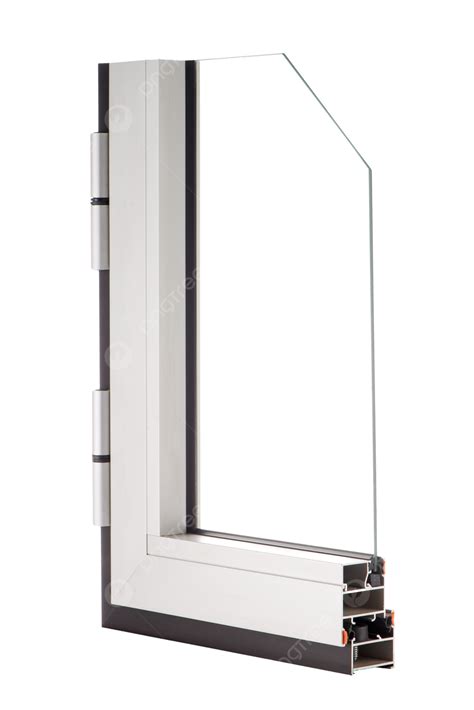 Aluminium Window Sample Hermetical, Window, Industry, White Background