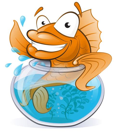 Cartoon Goldfish Bowl Stock Illustrations Cartoon Goldfish Bowl