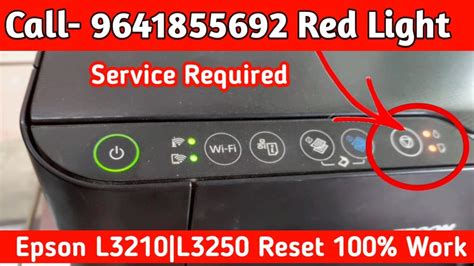 Epson L Red Light Blinking Solution Free How To Reset Epson