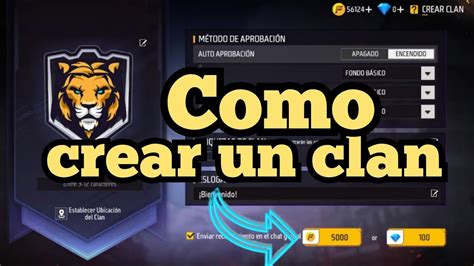 Cómo crear un clan en free fire 2024 Nueva Actualización como agregar