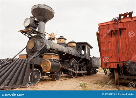 Wild West Historic Railroad Steam Engine Arizona Stock Image Image Of