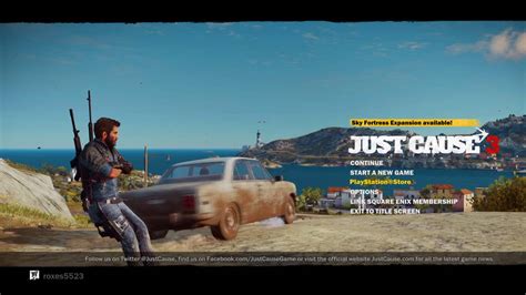 Just Cause 3 Menu Glitch Youtube