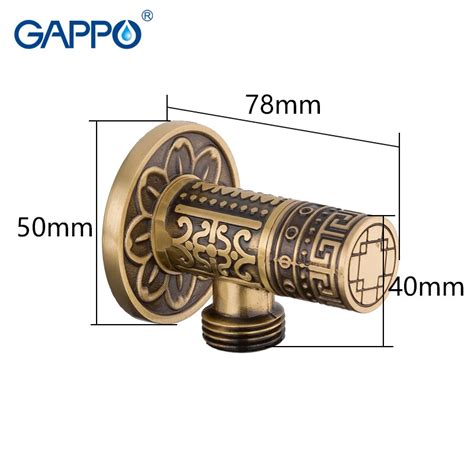 Gappo Flush Kleppen Water Regelklep Kraan Antiek M Grandado