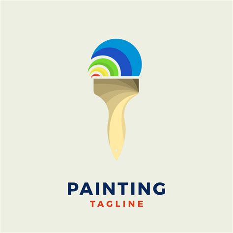 brush  paint  full color  minimalist design style creative