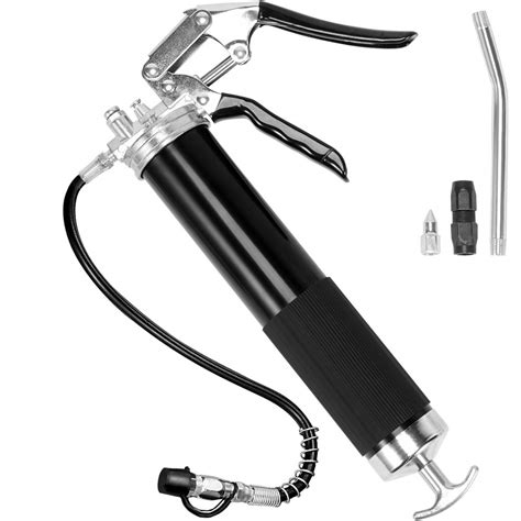 Vevor Pistol Grip Grease Gun 6000 Psi 14 Oz 400 Cc Capacity Heavy Duty Professional Grease