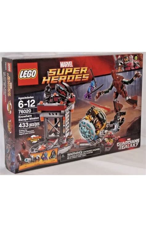 LEGO MARVEL SUPER HEROES KNOWHERE ESCAPE MISSION 76020 SEALED NEW