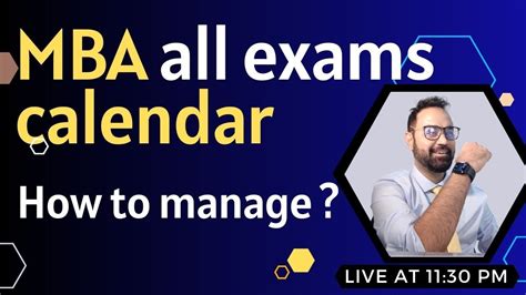 Mba Exam Calendar How To Manage All Exams Cat Vs Snap Vs Nmat Vs