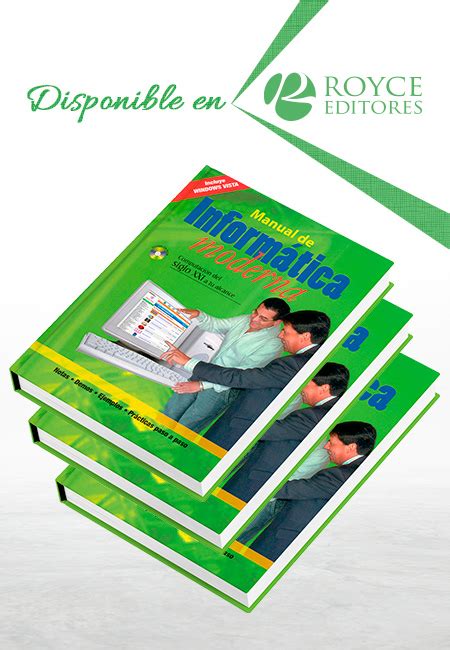 Manual De Inform Tica Moderna Vols Con Cd Rom Libros Mx