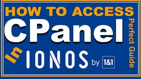 Ionos Cpanel Login How To Access Cpanel In Ionos Step By Step