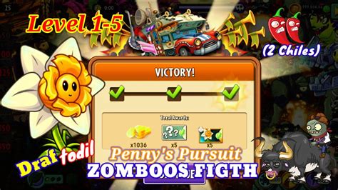 Pvz Penny Pursuit Draftodil Zomboss Figth Level