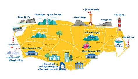 Bản đồ du lịch Lý Sơn chi tiết A - Z khám phá 20 điểm checkin