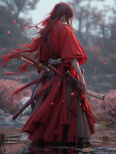 Pin By Alsharifmohammed On Anime Samurai Art Warrior Woman