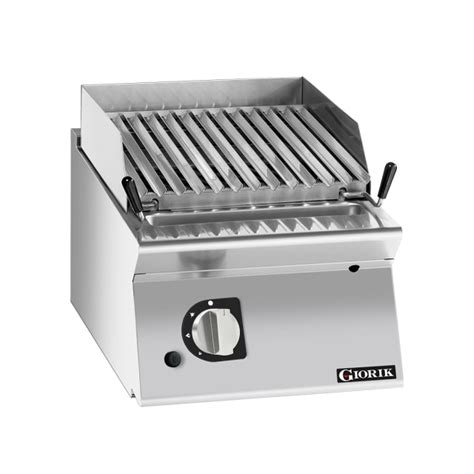 Giorik 700 Series 400mm Wide Countertop Gas Lava Char Grill GL720TGCT N