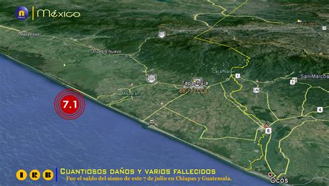 Fuerte Sismo Sacude A M Xico Y Guatemala