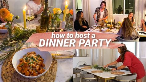 Host A Dinner Party With Me Decor Table Setting Planning And Hosting