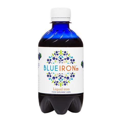 Blueiron Liquid Iron Supplement with Nordic Blueberries 330ml from Ocado