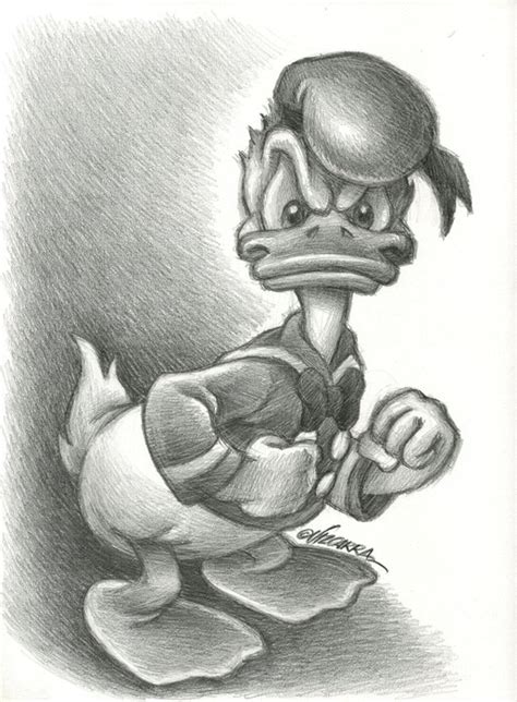 Angry Donald Duck Original Drawing Joan Vizcarra Catawiki